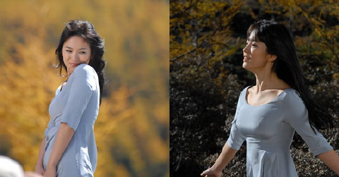 송혜교 中 깜짝 방문, '억대 몸값 광고모델' 화제만발