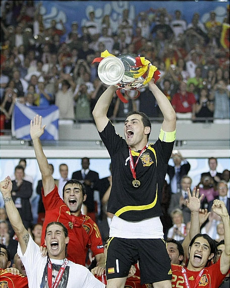 [스포츠포토] 스페인 "44년만에 유로2008 우승!"
