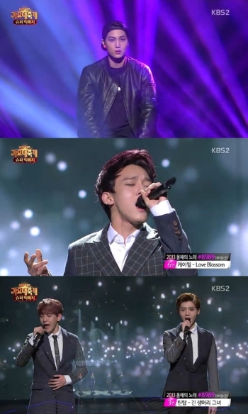 ''가요대축제'' 엑소 댄스라인 VS 보컬라인 ''이색대결''