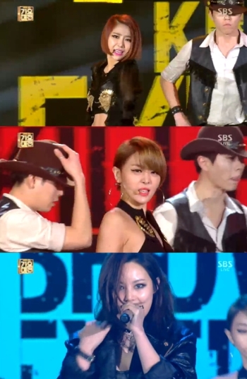''SBS 가요대전'' 브아걸, ''성인돌''다운 화끈한 퍼포먼스