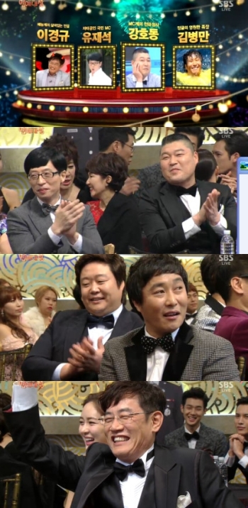 유재석·김병만·강호동·이경규 대상후보, 김원희 "이경규 떨고있다"