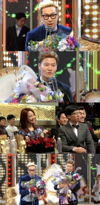 하하 김종국 우수상 수상, ''런닝맨''으로 2관왕 달성