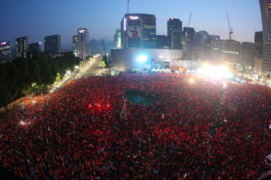 [런던2012]붉은악마 "한일전, 시청 앞 응원전 연다"