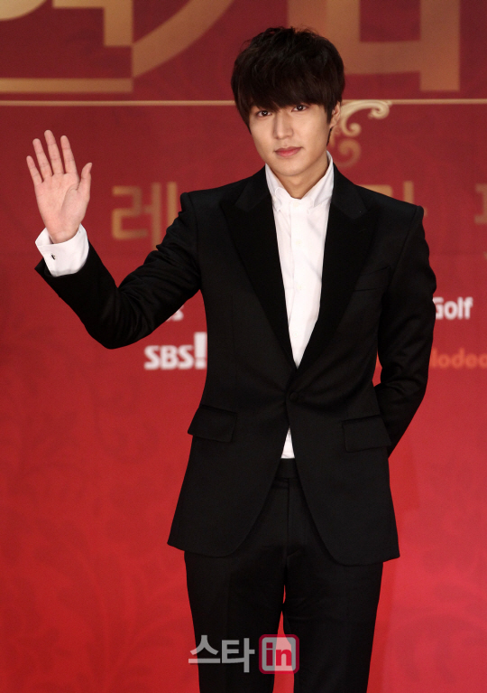 [포토]SBS 연기대상 참석한 이민호