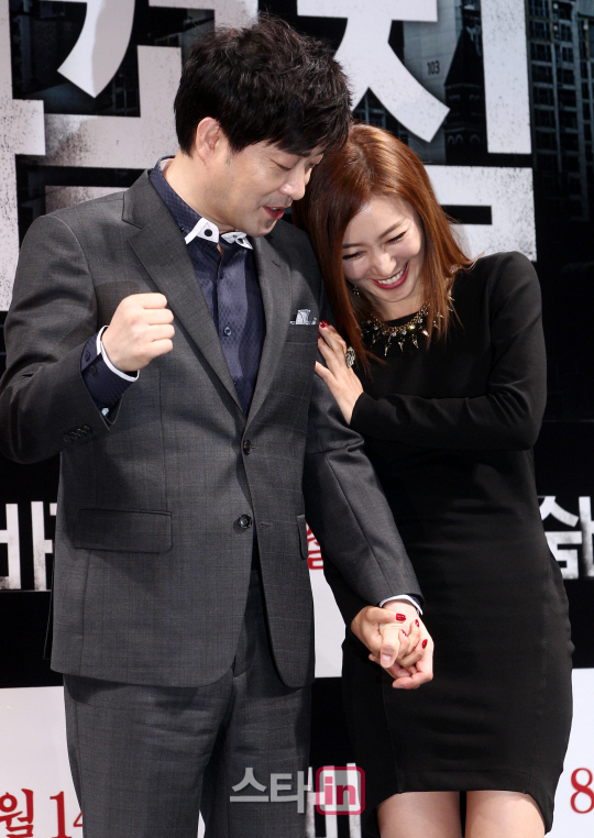 [포토]사이좋은 손현주와 문정희