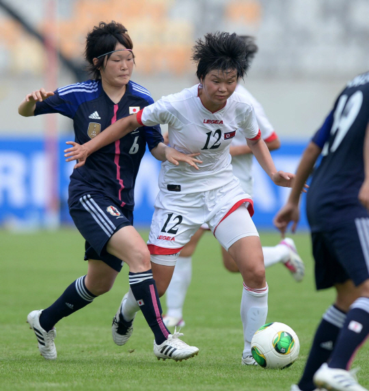 북한, '女월드컵 챔피언' 일본 혼쭐냈다...0-0 무승부