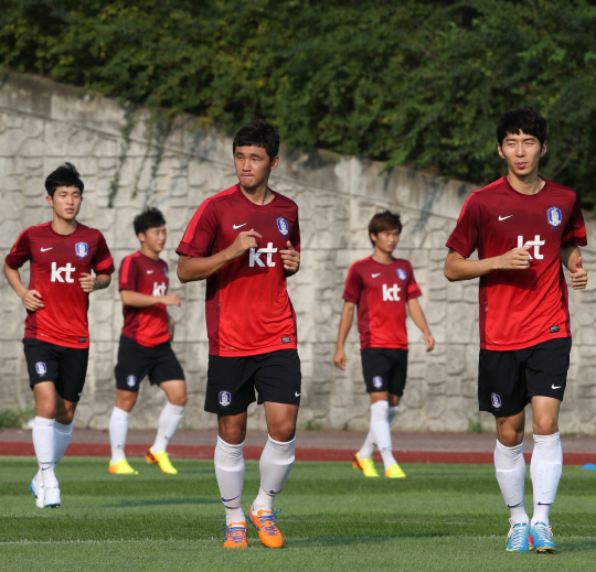 소집 훈련 실시하는 축구 대표팀