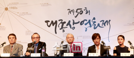[포토]질문에 답하는 신영균 명예이사장