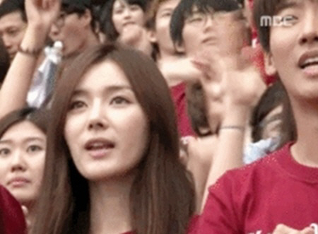 무한도전 응원단, 최창엽-길은혜 포착 ‘빼어난 청순 미모’