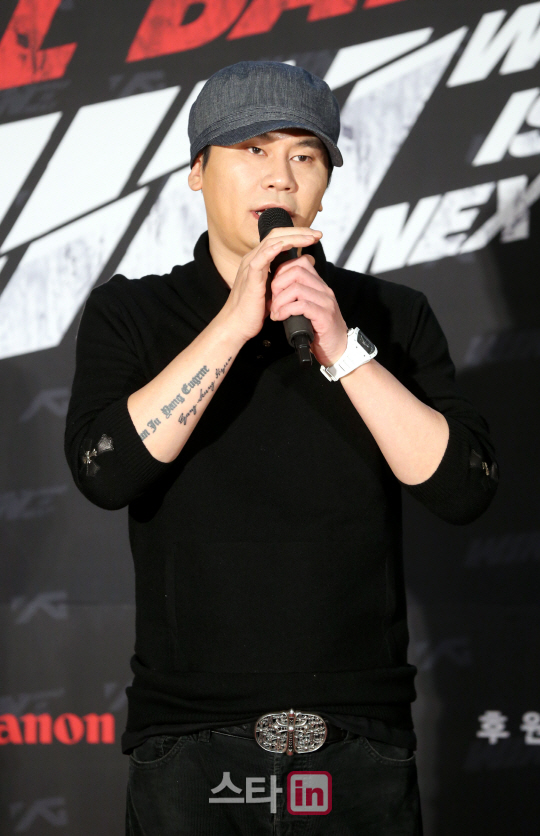[포토]양현석 대표 '방송 기대하세요'