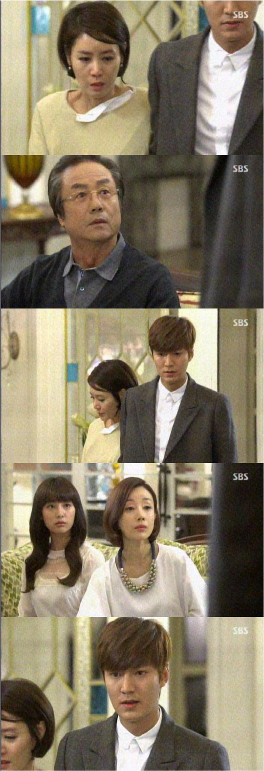 '상속자들' 이민호, 윤손하-김지원 앞 '출생 비밀 고백'