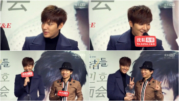 중국 방문 이민호 생중계 기자회견에 360만명 클릭