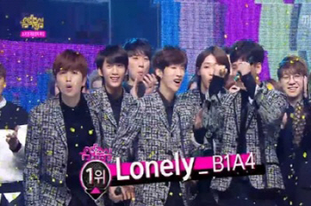 B1A4, '음악중심' 1위 '걸스데이 제쳤다' 대세돌 입증