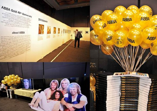 아바(ABBA), 40주년 기념 사진전 개최 '브라이언 맥나잇 깜짝 방문'
