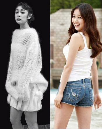 김연아-손연재 화보, 우아함 VS 관능미 '매력 대결'