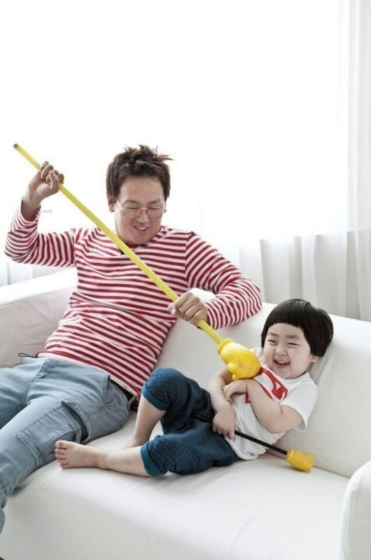 김정태, 아들 야꿍이와 행복한 일상 "찌찌뽕~"