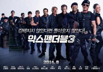 '익스펜더블3', DVD 화질 수준 영상 유출..흥행 악영향 미치나?