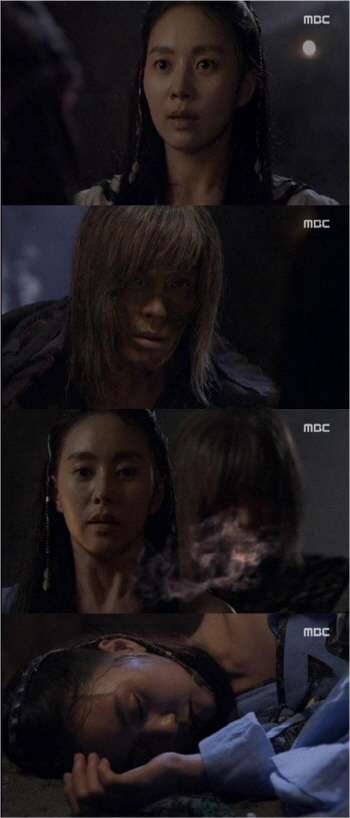'야경꾼일지' 김성오, 무녀 유다인 이용 '부활'