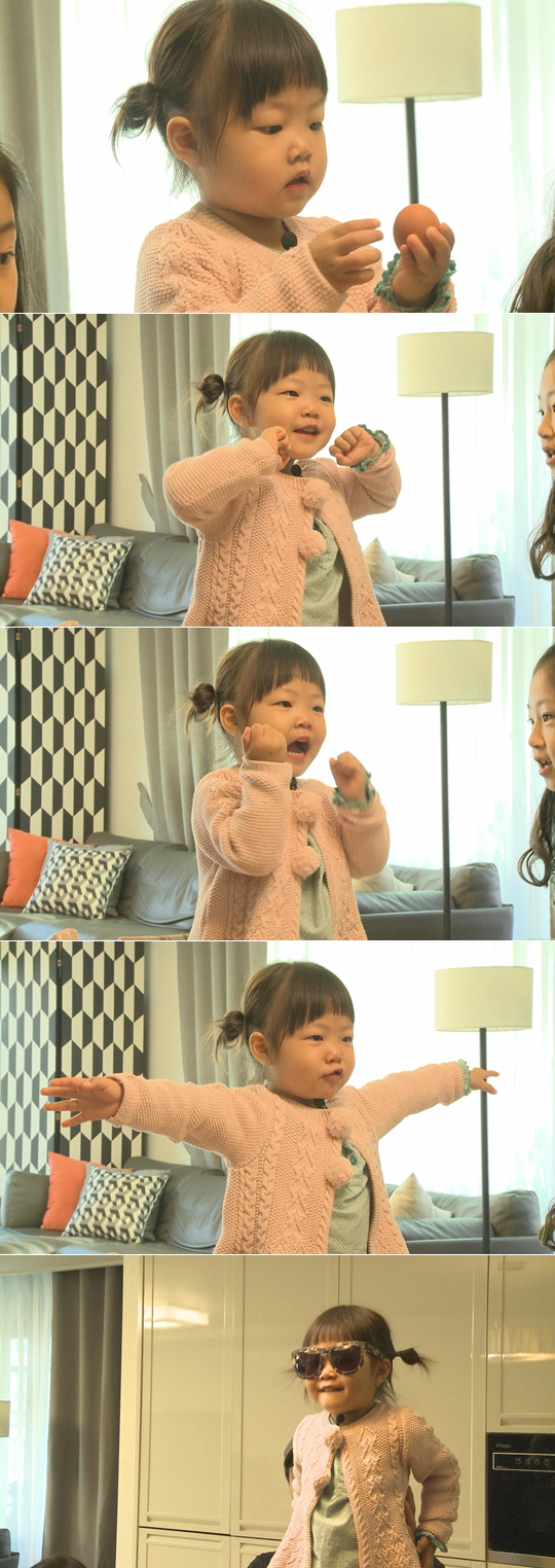 `아빠어디가` 정다윤, `계란 까기` 신공에 모두 화들짝