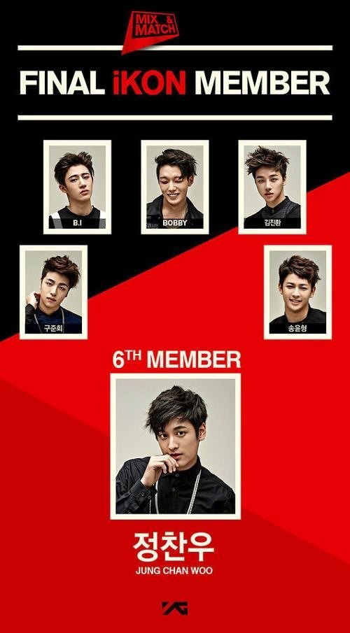 YG 새 보이그룹 아이콘(iKON), 멤버 7인 확정 'B팀+1'