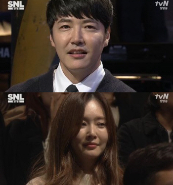 'SNL' 윤상현 프러포즈..메이비 눈물 화답