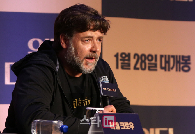 [포토]영화 '워터 디바이너' 내한한 러셀 크로우