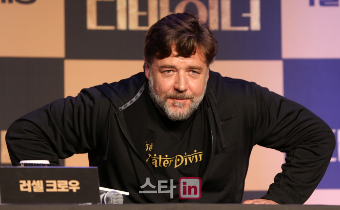 [포토]감독 데뷔작 '워터 디바이너'로 내한한 러셀 크로우