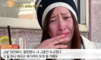 서정희, 32년간 이혼 못한 이유 "19살 때 성폭행 가까운 일 당해"