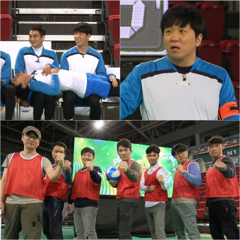 '1박2일' 스태프, '예체능' 족구팀에 도전장..'고수의 역습'