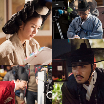 "차줌마의 철저함"..차승원, '화정' 대본 삼매경 포착