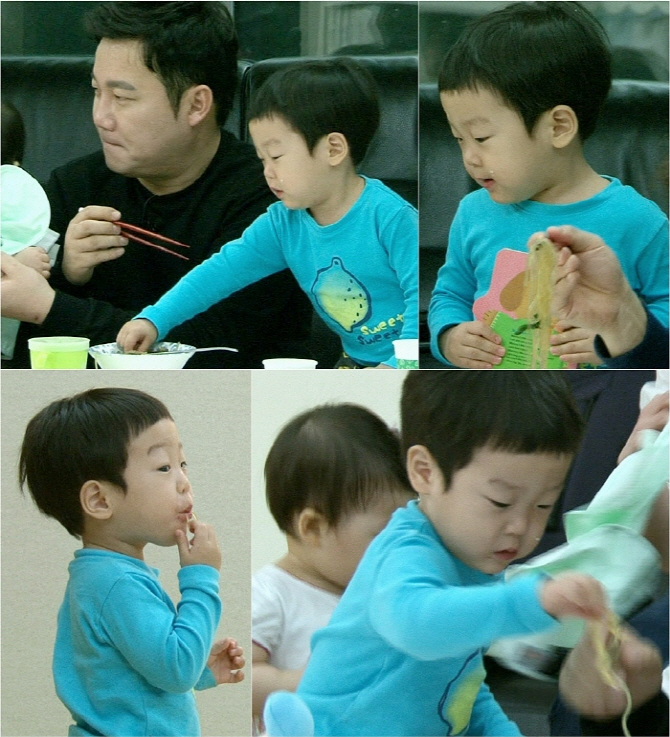 `슈퍼맨` 이서준, 김현철 잡채 집어 먹고 시치미 뚝~ ‘엉뚱+깜찍’