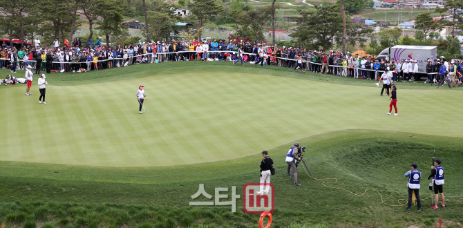 [포토]'제5회 KG·이데일리 레이디스 오픈' 3라운드