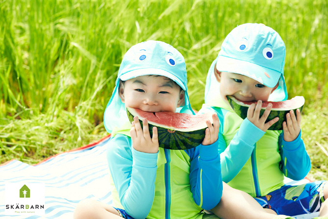 [포토] 민국-만세, 수박이 제일 맛있어요~