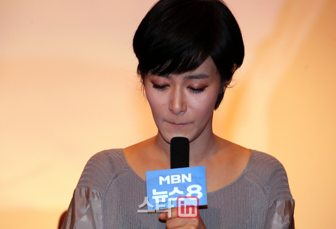 [포토]김주하 앵커 'MBC 생각에...'