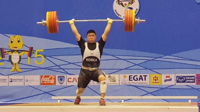 '한국 역도 희망' 서희엽, 亞선수권 105kg이상급 3관왕