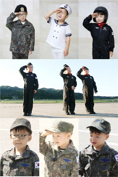 100회 '슈퍼맨' 삼둥이 대한·민국·만세, 공군체험 1박2일