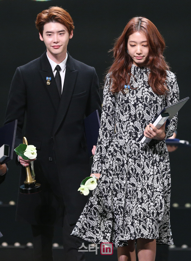 [포토]이종석-박신혜 '시상식에서 만난 두 사람'