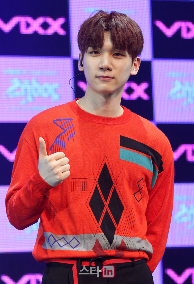 [포토]빅스 혁, '막내의 강렬한 포즈'