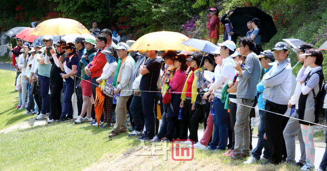 [포토]'제6회 KG·이데일리 레이디스 오픈' 찾은 갤러리들