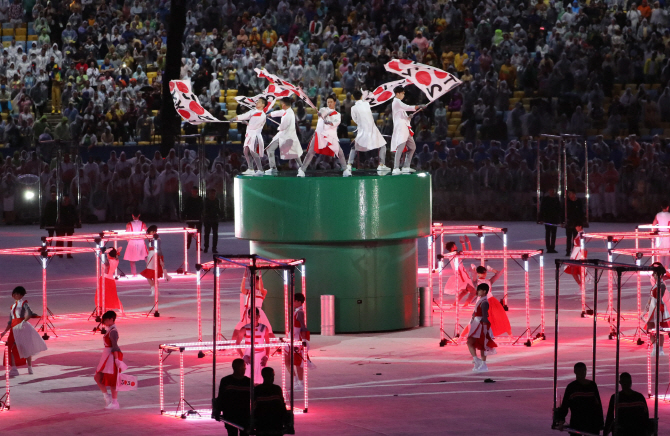 [포토] [리우2016] 2020년 도쿄 올림픽 개최를 알리는 퍼포먼스