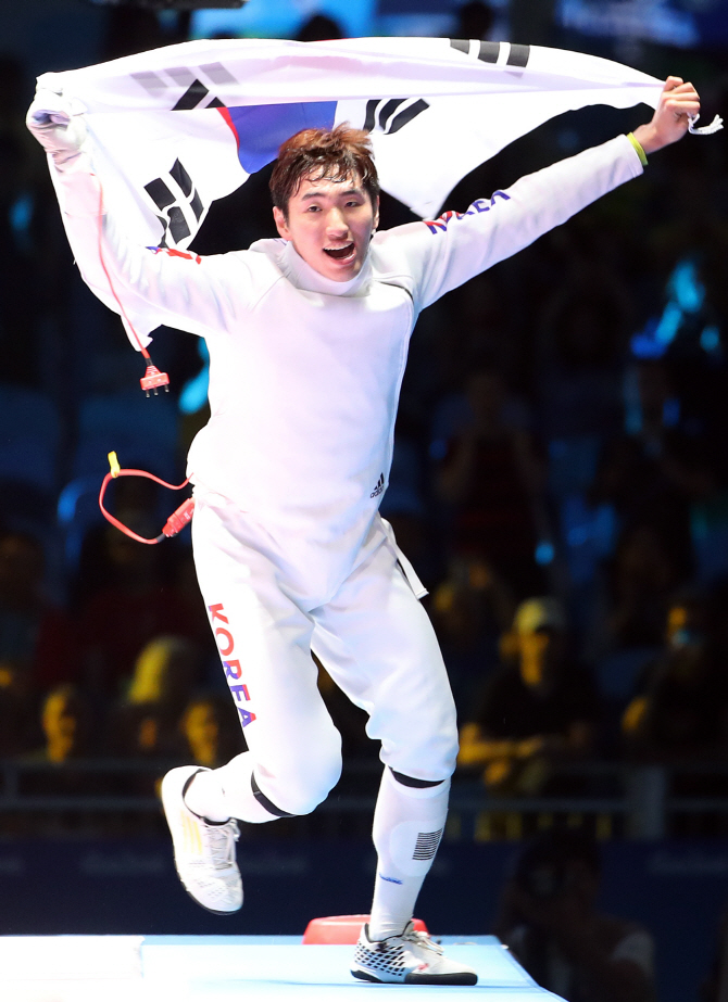 펜싱 박상영, 리우 올림픽 최다 트윗된 한국 선수