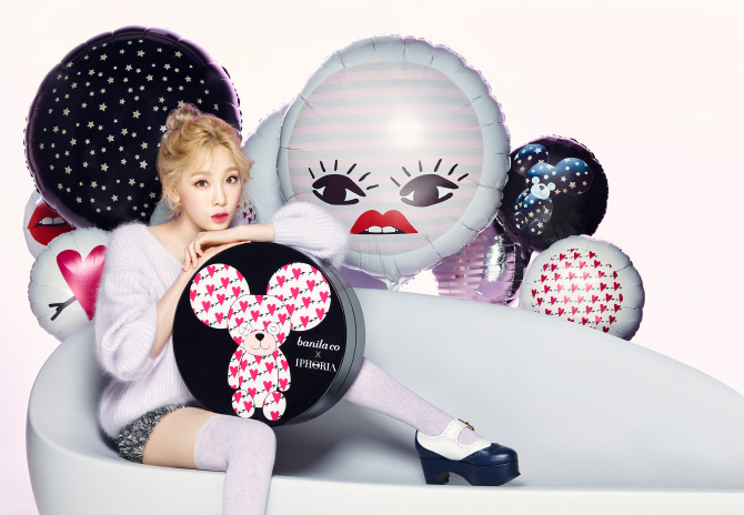 [포토] 바닐라코 새 모델에 소녀시대 태연