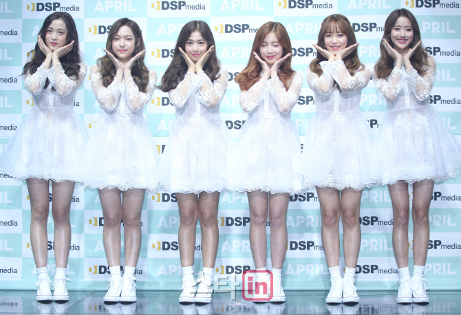[포토]에이프릴, '꽃 같은 소녀들'