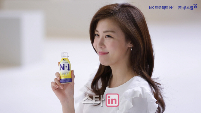 [포토] 하지원, 푸르밀, 신제품 N-1 모델