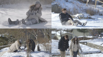 '신혼일기' 안재현♡구혜선, 로맨틱 설원 데이트