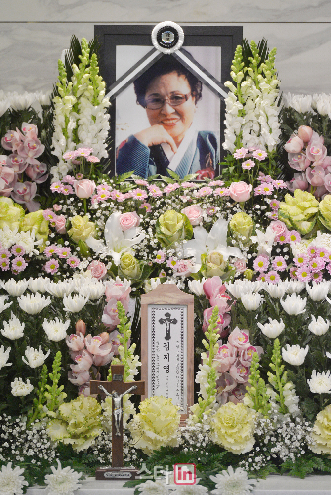 [포토]배우 故 김지영, 안타까운 이별