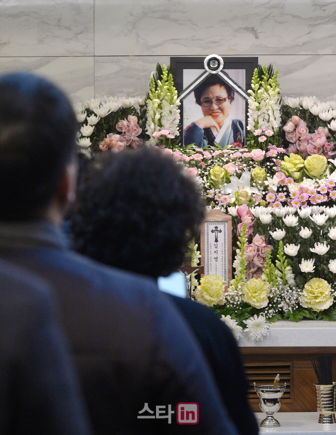 [포토]폐암 투병 중 별세한 원로배우 김지영