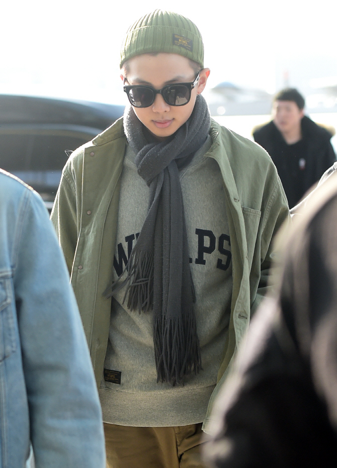 방탄소년단 랩몬스터, '남미투어 갑니다~'