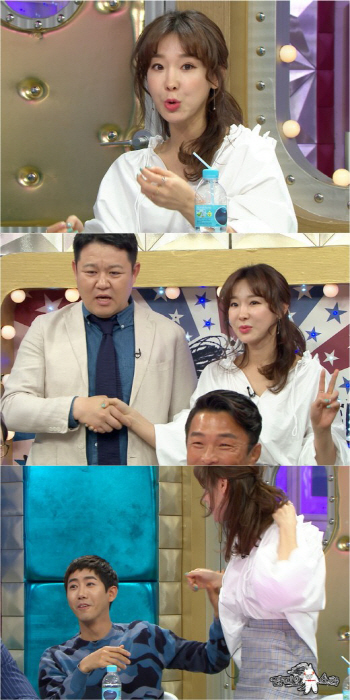 이지혜 "내가 난자왕이다!"..김구라와 악수하며 인증샷