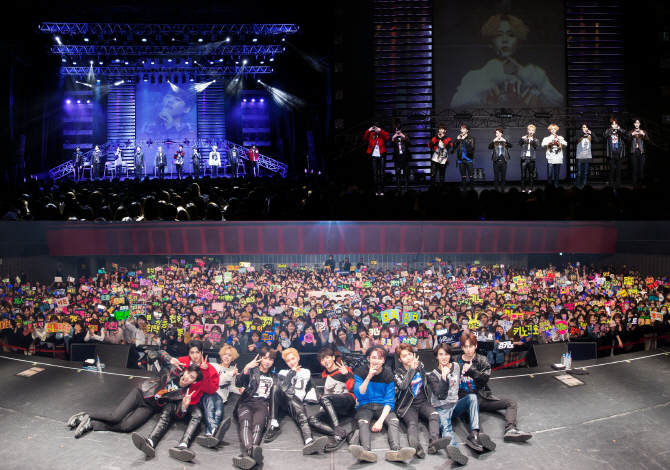 펜타곤, 첫 일본 미니앨범 발매 기념 콘서트 대성공
